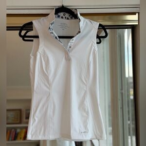 Kerrits Women's White Sleeveless Blouse